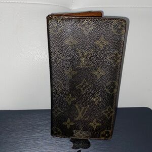 Authentic Monogram Louis Vuitton Card holder long wallet